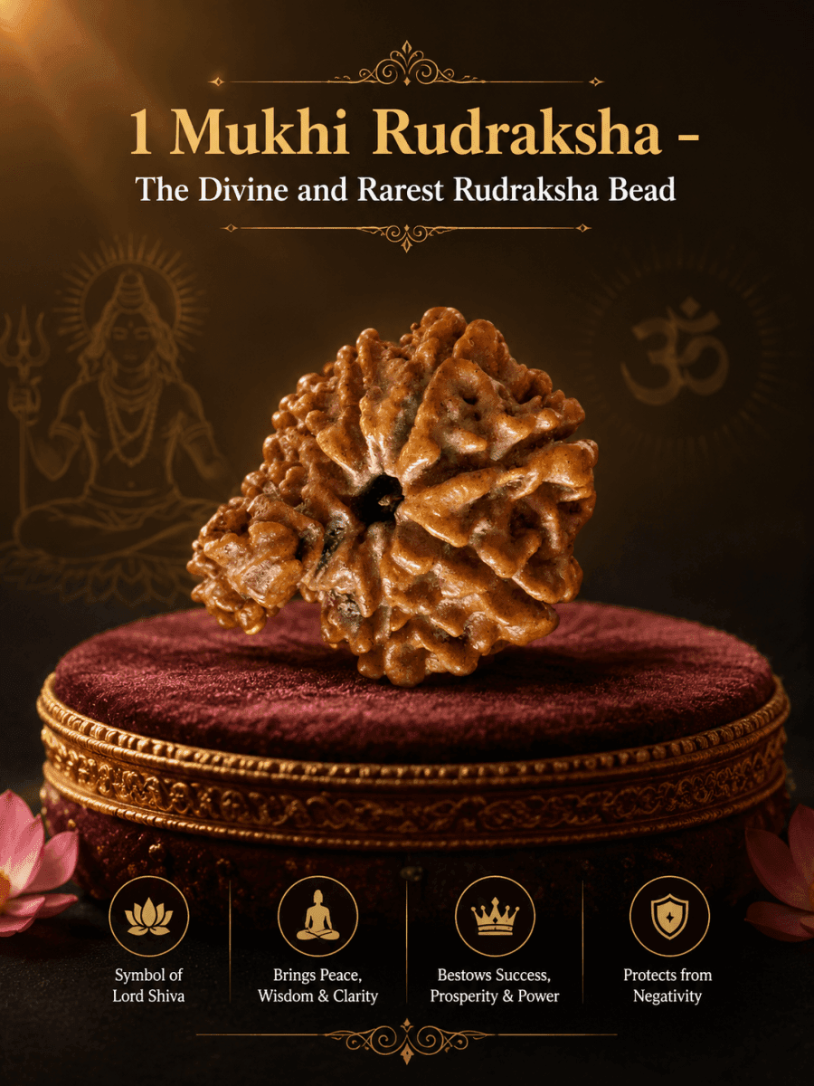 1 Mukhi Rudraksha | The Divine and Rarest Rudraksha Bead